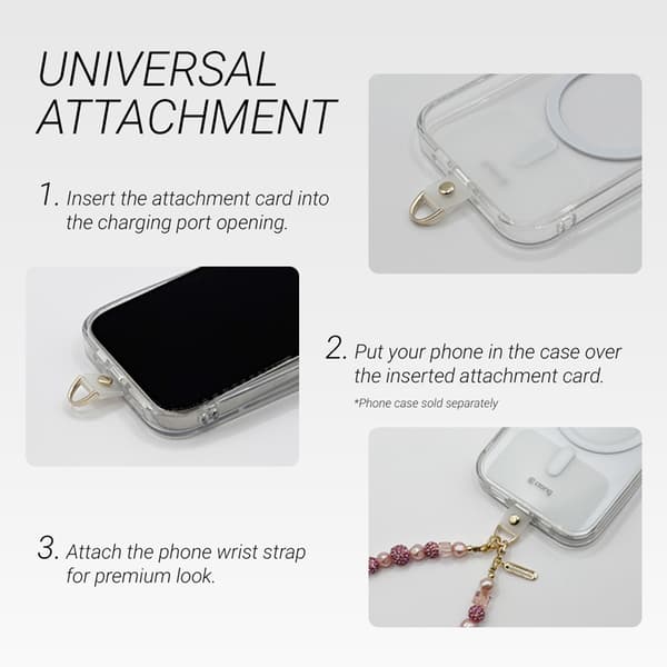 Crong Phone Crossbody - Phone Strap (Gold Link)