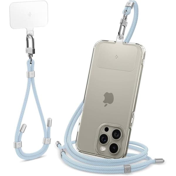 SpigenUniversalStrapSetCrossbody&Wrist-PhoneStrapforShoulder&Wrist(MuteBlue)