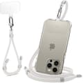 Miniatyrbild 1 av 2: SpigenUniversalStrapSetCrossbody&Wrist-PhoneStrapforShoulder&Wrist(PearlWhite)