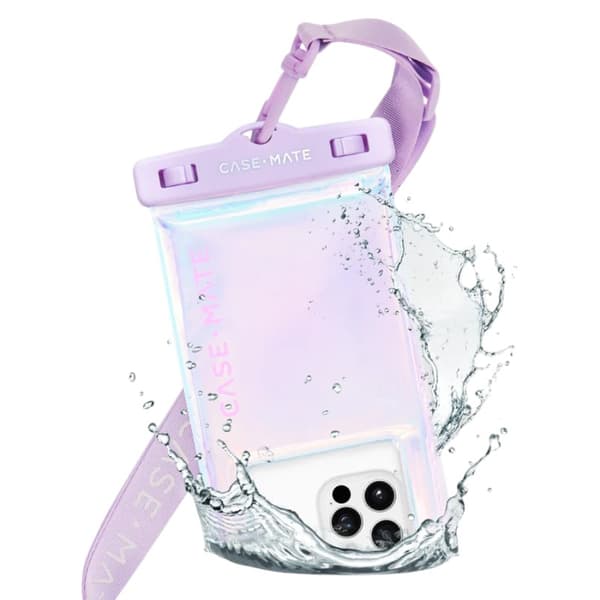 Case-Mate Waterproof Floating Pouch - Waterproof Smartphone Case (Soap Bubble)