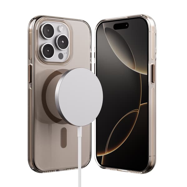 Crong Clear MAG Pro - Case iPhone 15 Pro MagSafe (desert)