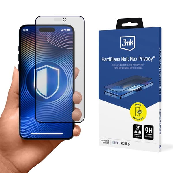 3mkHardGlassMattMaxPrivacy-MatteTemperedGlasswithPrivacyFilterforiPhone16ProMax