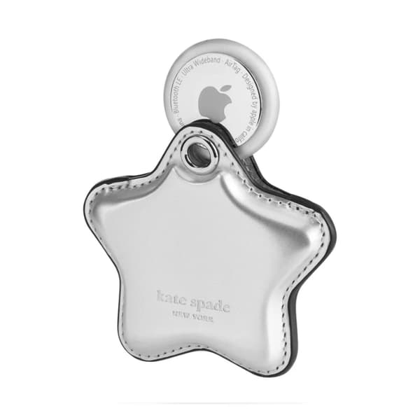 Kate Spade New York Charm Keychain - Protective Case Keychain for Apple AirTag (Star)