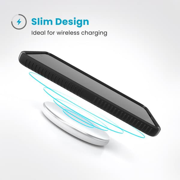 Speck Presidio2 Grip - Case for Samsung Galaxy S25 / S24 (Black/Slate Grey/White)