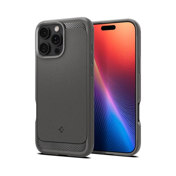 Spigen Rugged Armor Mag MagSafe - Case for iPhone 16 Pro Max (Gray)
