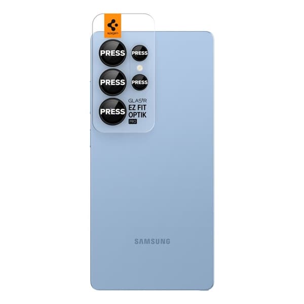 Spigen Optik Pro GLAS.TR EZ Fit Camera Protector 2-Pack - Lens Protector for Samsung Galaxy S25 Ultra (2 pieces) (Black)