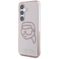 Pikkukuva 2 / 2: Karl Lagerfeld Rhinestones Karl Head Logo - Case for Samsung Galaxy S25 (Pink)