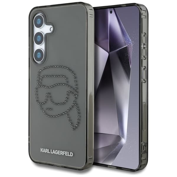 KarlLagerfeldRhinestonesKarlHeadLogo-CaseforSamsungGalaxyS25(Black)