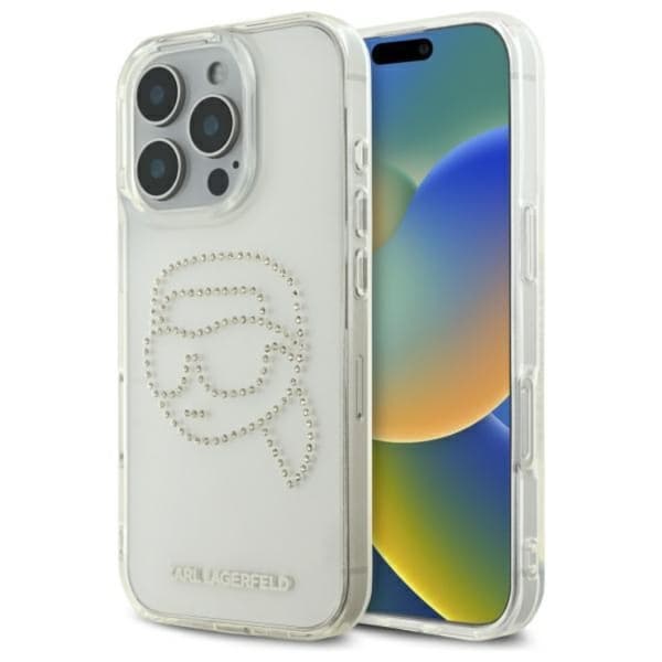 KarlLagerfeldIMLRhinestonesKarlHead-CaseforiPhone16ProMax(transparent)