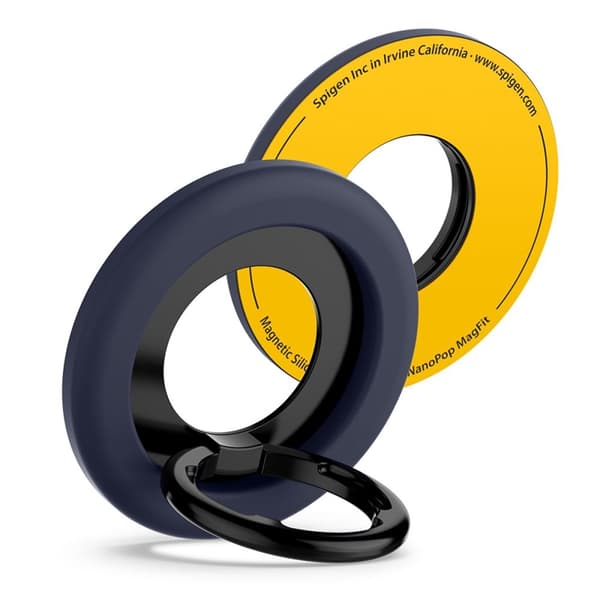 Spigen Nano Pop MagSafe Phone Ring - Finger holder with stand function (Bluberry Navy)