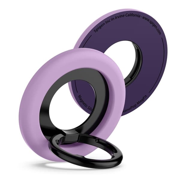 SpigenNanoPopMagSafePhoneRing-Fingerholderwithstandfunction(GrapePurple)