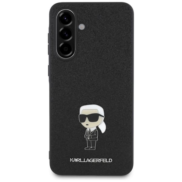 KarlLagerfeldFixedGlitterIkonikLogoMetalPin-CaseforSamsungGalaxyA365G(black)