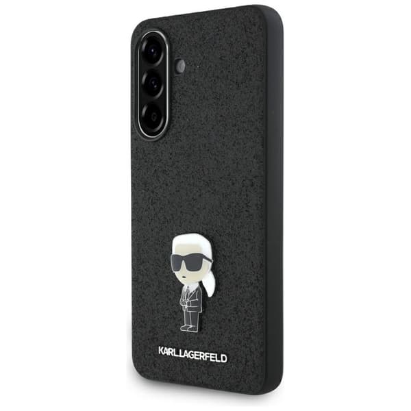 KarlLagerfeldFixedGlitterIkonikLogoMetalPin-CaseforSamsungGalaxyA365G(black)