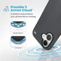 Pikkukuva 2 / 2: Speck Presidio2 Grip - Case for iPhone 16 (Charcoal Grey / Cool Bronze / White)