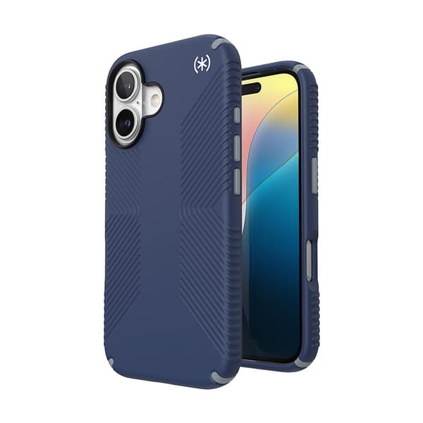 SpeckPresidio2Grip-CaseforiPhone16(CoastalBlue/DustGrey/White)
