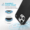 Miniatyrbild 2 av 2: Speck Presidio2 Grip - Case for iPhone 16 Pro Max (Black / Slate Grey / White)