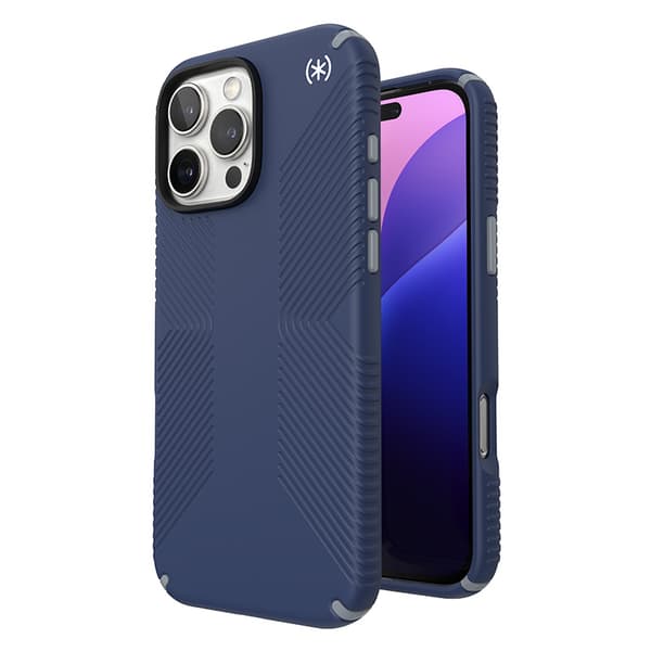 SpeckPresidio2Grip-CaseforiPhone16ProMax(CoastalBlue/DustGrey/White)