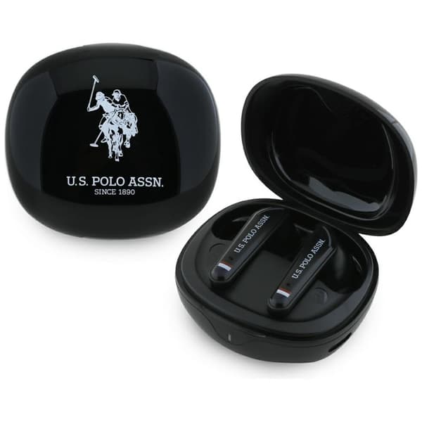 USPoloAssnDHLogo-TWSEarphones+ChargingCase(Black)