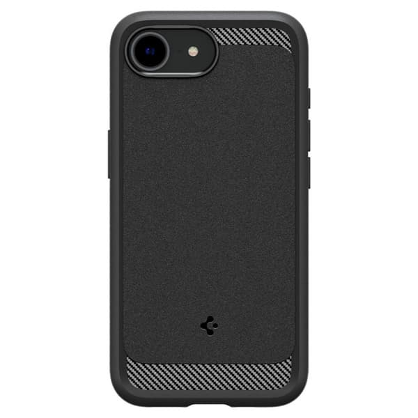 Spigen Rugged Armor Mag MagSafe - Case for iPhone 16e (Matte Black)
