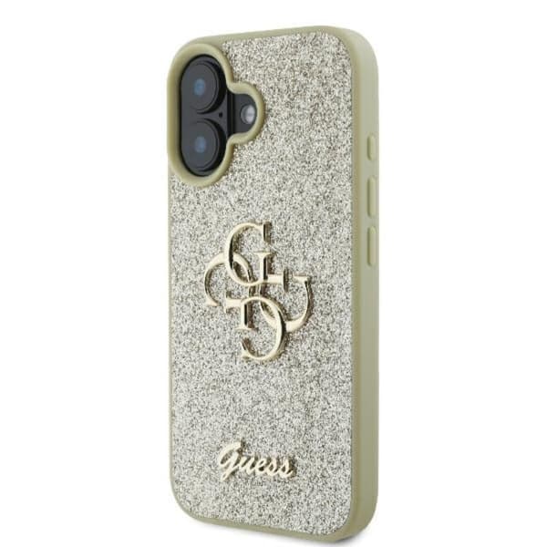 GuessFixedGlitterBig4G-CaseiPhone16Plus(gold)