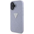 Pikkukuva 2 / 2: GuessHotStamp4GPatternTriangleMetalLogo-CaseforiPhone16(purple)
