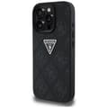 Miniatyrbild 2 av 2: GuessHotStamp4GPatternTriangleMetalLogo-CaseforiPhone16ProMax(black)