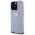 Miniatyrbillede 2 af 2: Guess Hot Stamp 4G Pattern Triangle Metal Logo - Case for iPhone 16 Pro Max (purple)