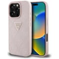 Miniatyrbild 1 av 2: Guess Hot Stamp 4G Pattern Triangle Metal Logo - Case for iPhone 16 Pro (pink)