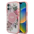 Pikkukuva 1 / 2: Guess IML Flower & Tonal Circle MagSafe - Case for iPhone 16 (Pink)