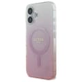 Pikkukuva 2 / 2: Guess IML Glitter Gradient MagSafe - Case for iPhone 16 Plus (Pink)