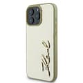 Pikkukuva 2 / 2: KarlLagerfeldMetalSignature-CaseforiPhone16Pro(gold)