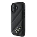 Pikkukuva 2 / 2: KarlLagerfeldQuiltedSignature-CaseforiPhone16Plus(black)