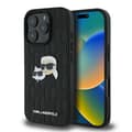 Miniatyrbillede 1 af 2: Karl Lagerfeld Monogram Karl & Choupette Head Pin - Case for iPhone 16 Pro Max (black)