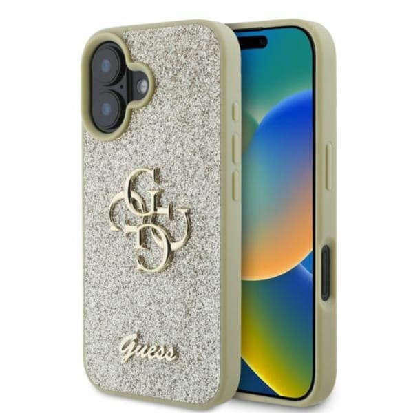 GuessFixedGlitterBig4G-CaseiPhone16(gold)