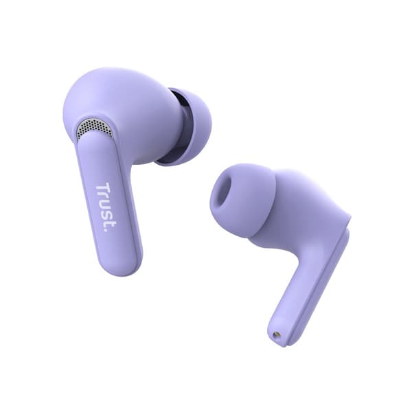 TrustYavi-WirelessIn-EarBluetoothTWSEarbudswithChargingCase&ENC(Purple)