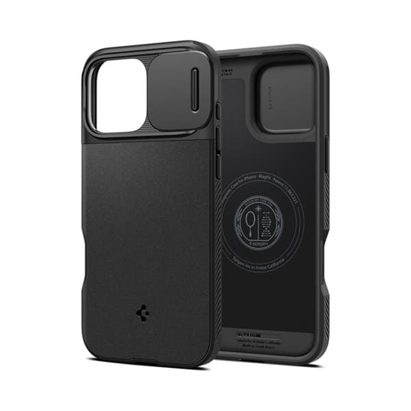 Spigen Optik Armor Mag MagSafe - Case for iPhone 16 Pro (Black)