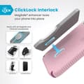Miniatyrbild 2 av 2: Speck Presidio2 Grip ClickLock & MagSafe - Case for iPhone 16 Pro (Wednesday Pink / Boysenberry Purple / White)