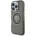 Miniatyrbild 2 av 2: Guess IML Metal Mountain Logo MagSafe - Case for iPhone 16 Pro (black)