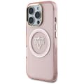 Miniatyrbild 2 av 2: Guess IML Metal Mountain Logo MagSafe - Case for iPhone 16 Pro (pink)