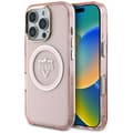 Miniatyrbild 1 av 2: Guess IML Metal Mountain Logo MagSafe - Case for iPhone 16 Pro (pink)