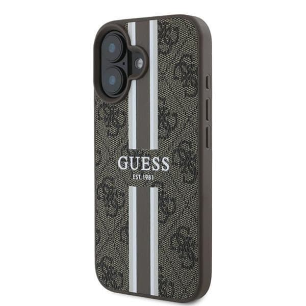 Guess4GPrintedStripesMagSafe-CaseiPhone16Plus(brown)
