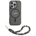 Pikkukuva 2 / 2: GuessIMLGlitterWithPearlStrapMagSafe-CaseforiPhone16ProMax(Black)