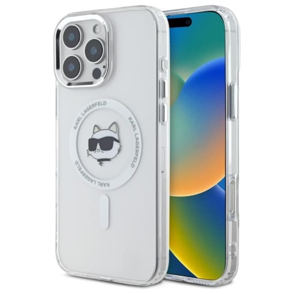 KarlLagerfeldIMLMetalChoupetteHeadMagSafe-CaseforiPhone16Pro(white)