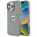 Miniatyrbillede 1 af 2: Karl Lagerfeld IML Metal Karl Head MagSafe - Case for iPhone 16 Pro Max (black)