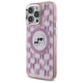 Miniatyrbild 2 av 2: Karl Lagerfeld IML Monogram Karl & Choupette Head MagSafe - Case for iPhone 16 Pro Max (pink)