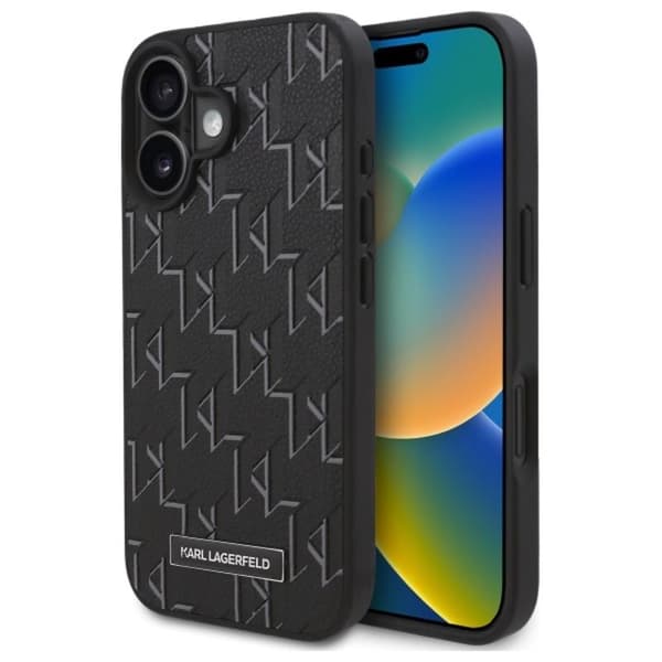 Karl Lagerfeld Hot Stamp MagSafe - Case for iPhone 16 Plus (black)