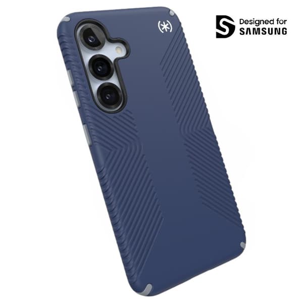 SpeckPresidio2GripMagnet-CaseforSamsungGalaxyS25/24MagSafe(CoastalBlue/DustGrey/White)
