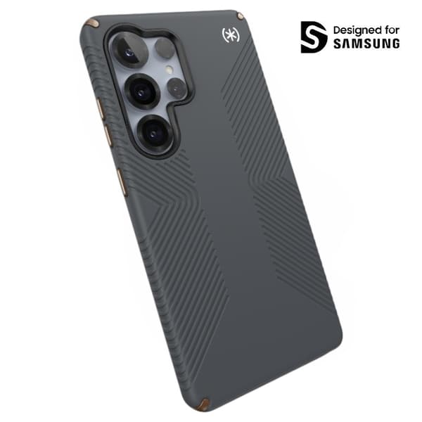 SpeckPresidio2GripMagnet-CaseforSamsungGalaxyS25UltraMagSafe(CharcoalGrey/CoolBronze/White)