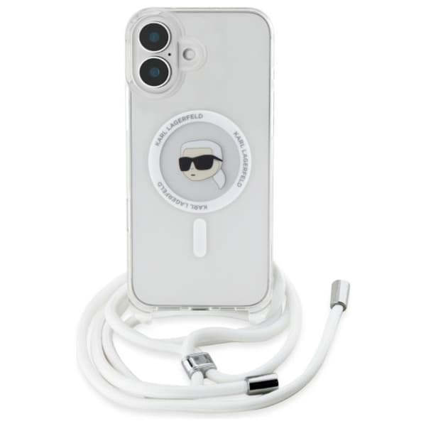 Karl Lagerfeld Crossbody IML Karl Head MagSafe - Case for iPhone 16 (transparent)