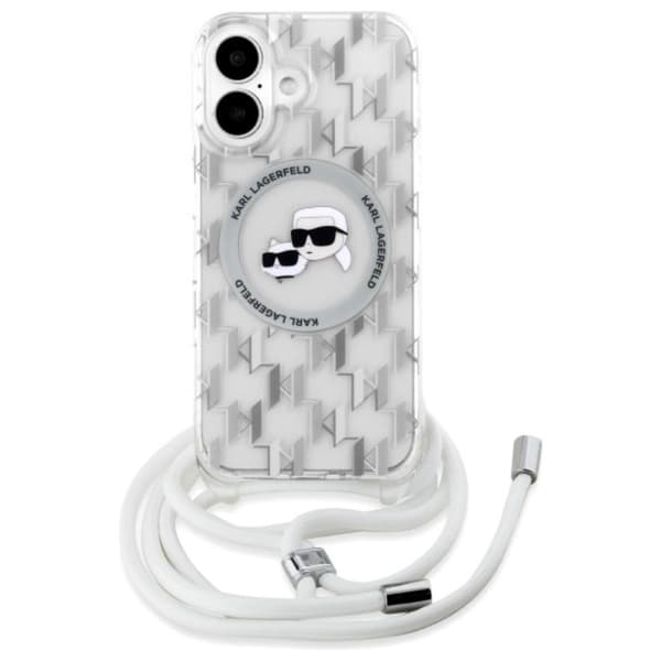 KarlLagerfeldIMLCrossbodyMonogramKarl&ChoupetteHeadMagSafe-CaseforiPhone16(transparent)